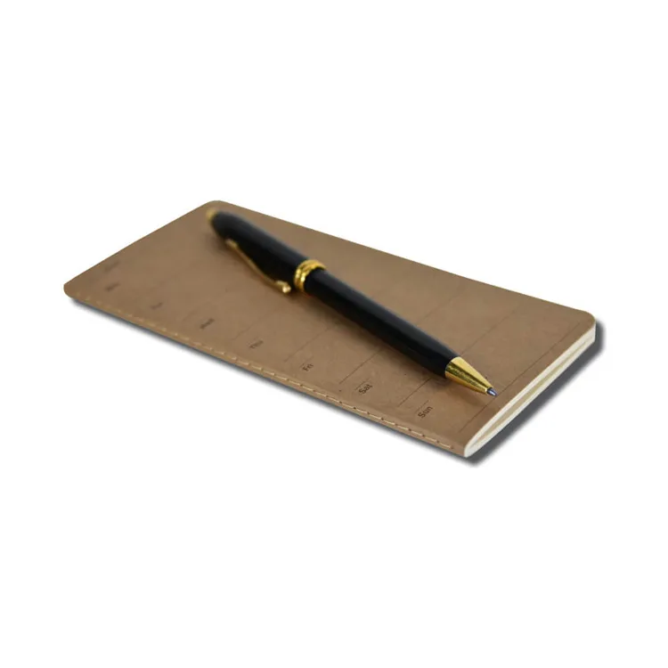 DEFFTER RAM WEEKLY 8x17cm KRAFT KARTON KAPAK PLANER DEFTER