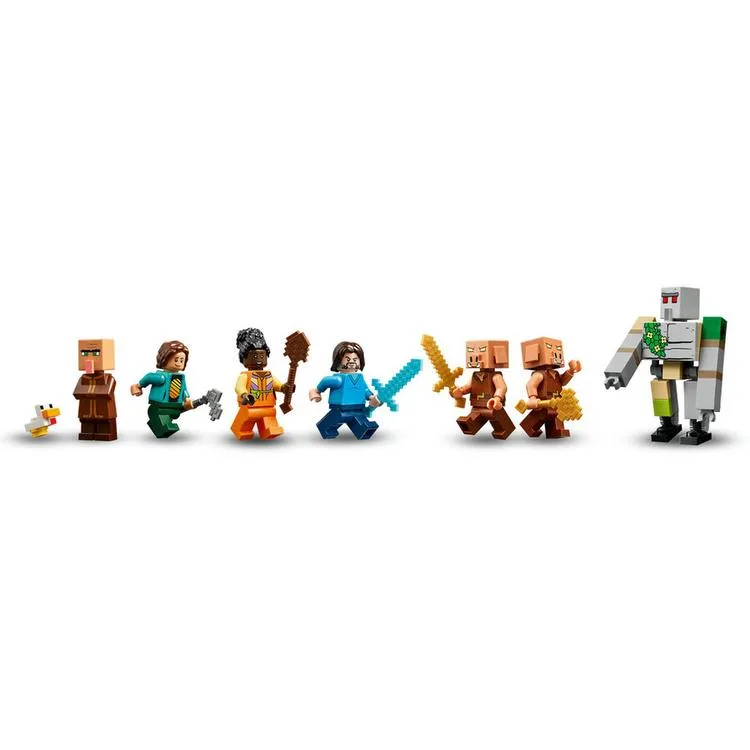 LEGO MINECRAFT 21273 THE GHAST BALLON VILLAGE ATTACK 555 PARÇA