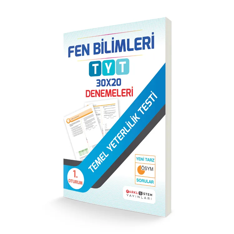 FARKLI SİSTEM TYT 1. OTURUM FEN BİLİMLERİ 30X20 DENEMELERİ