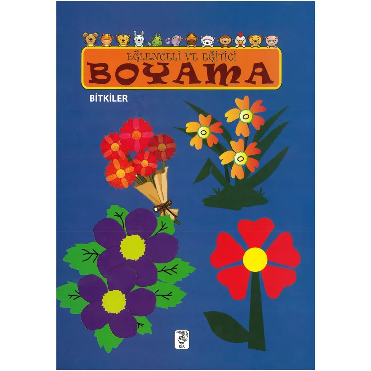 EĞLENCELİ VE EĞİTİCİ BOYAMA KİTABI - BİTKİLER