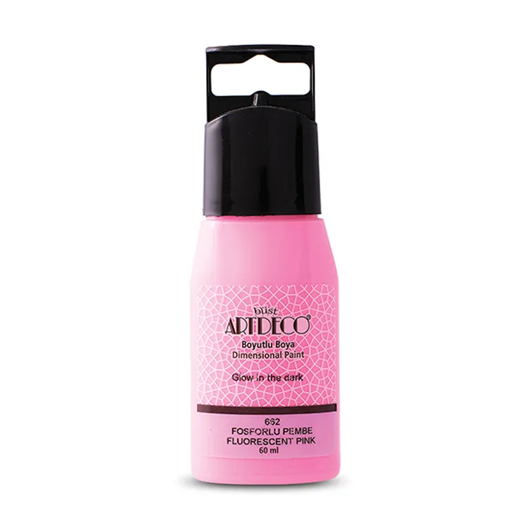 ARTDECO FOSFORLU BOYUTLU BOYA 60 ml PEMBE 662