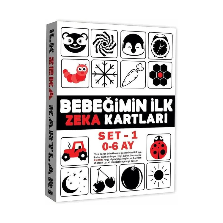 DİYTOY BZ06 BEBEĞİMİN İLK ZEKA KARTLARI 0-6AY+
