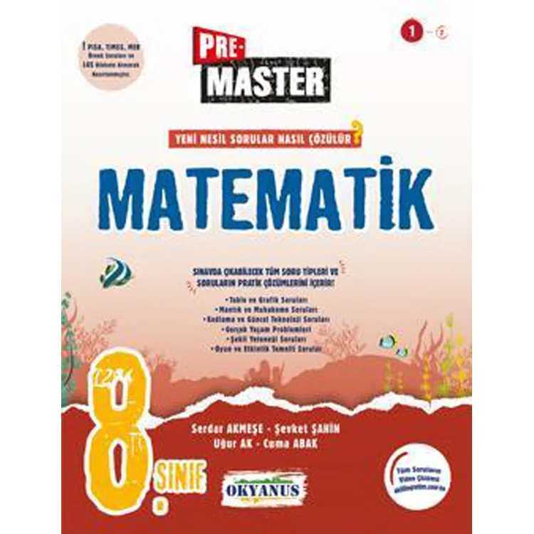 OKYANUS 8. SINIF PRE MASTER MATEMATİK SORU BANKASI