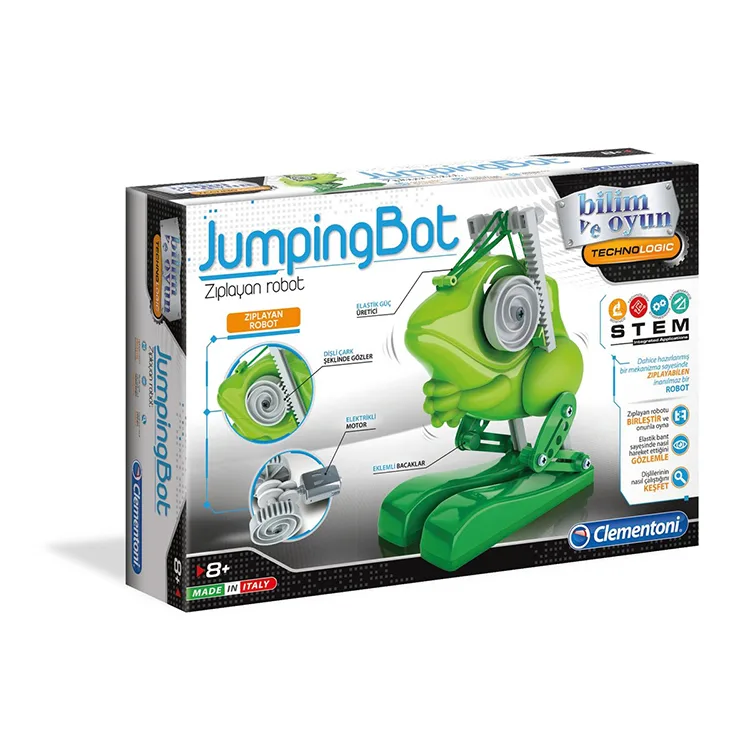 CLEMENTONI 69456 BİLİM VE OYUN JUMPING BOT ZIPLAYAN ROBOT