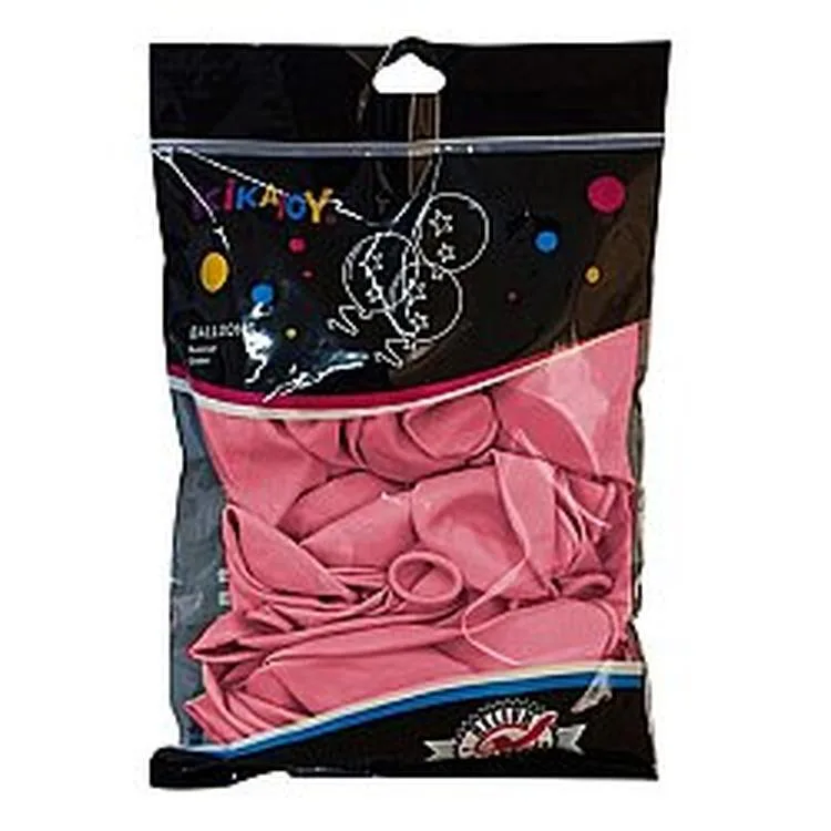 SPOT BALON 2006931-5 BASKISIZ BALON 100'lü 12" İNÇ 30cm TEK PAKET PEMBE RENK 8+