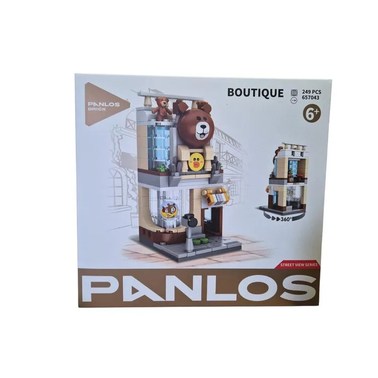 VAGONLIFE PANLOS P657043 BUTİK DÜKKANI 249 PARÇA BLOCK OYUNCAK 6+