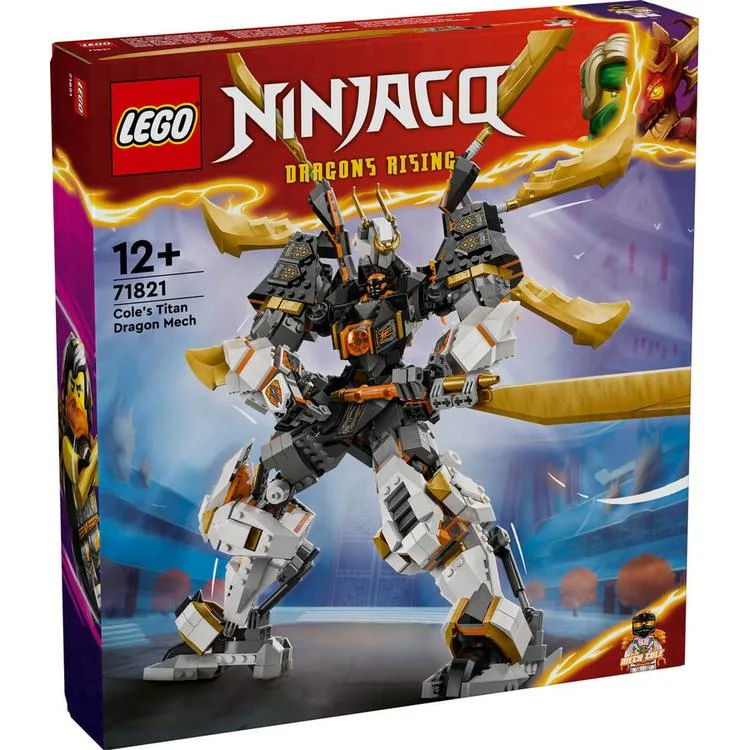 LEGO 71821 NINJAGO COLE' S TITAN DRAGON MECH 1055 PARÇA 17+