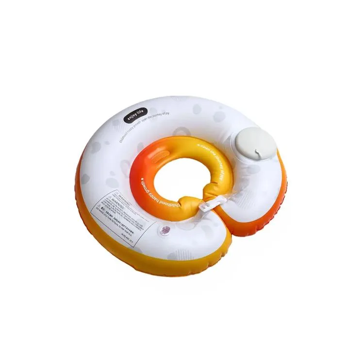 TOYFLYER NR011 BAS-ŞİŞİR BEBEK BOYUN ŞİŞME YÜZME SİMİDİ 0-1 YAŞ - TURUNCU