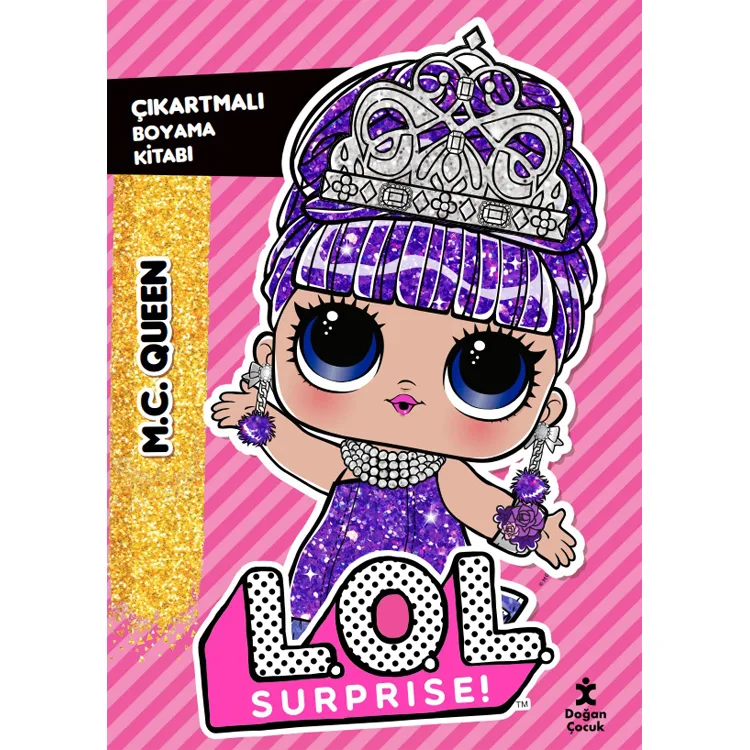 LOL SURPRISE! M.C. QUEEN - ÇIKARTMALI BOYAMA KİTABI