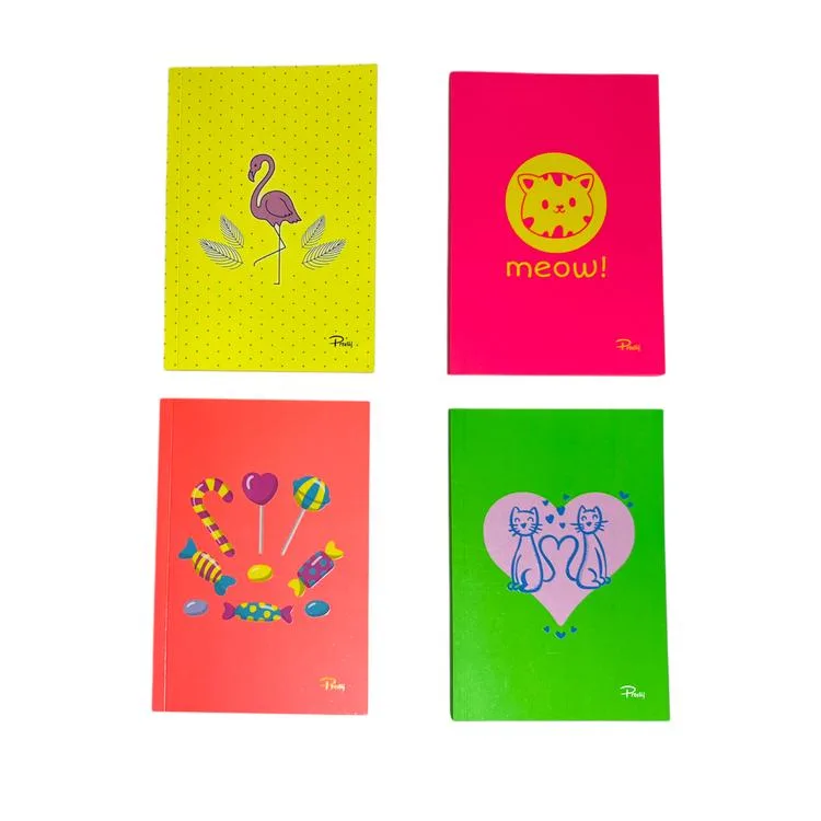 PRESTİJ 13,5X19,5 NEON RENK 84 YP ÇİZGİLİ DEFTER - TEKLİ