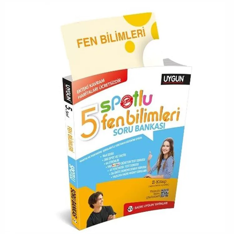 SADIK UYGUN YAYINLARI 5. SINIF FEN BİLİMLERİ SPOTLU SORU BANKASI
