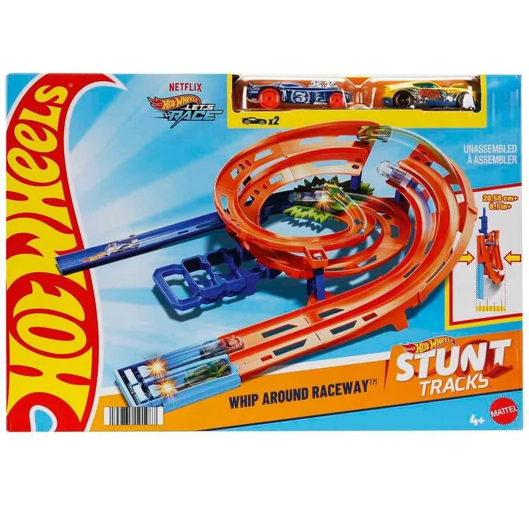MATTEL HTK17 HOT WHEELS İKİLİ YARIŞ VE AKROBASİ PİSTİ OYUN SETİ 4+