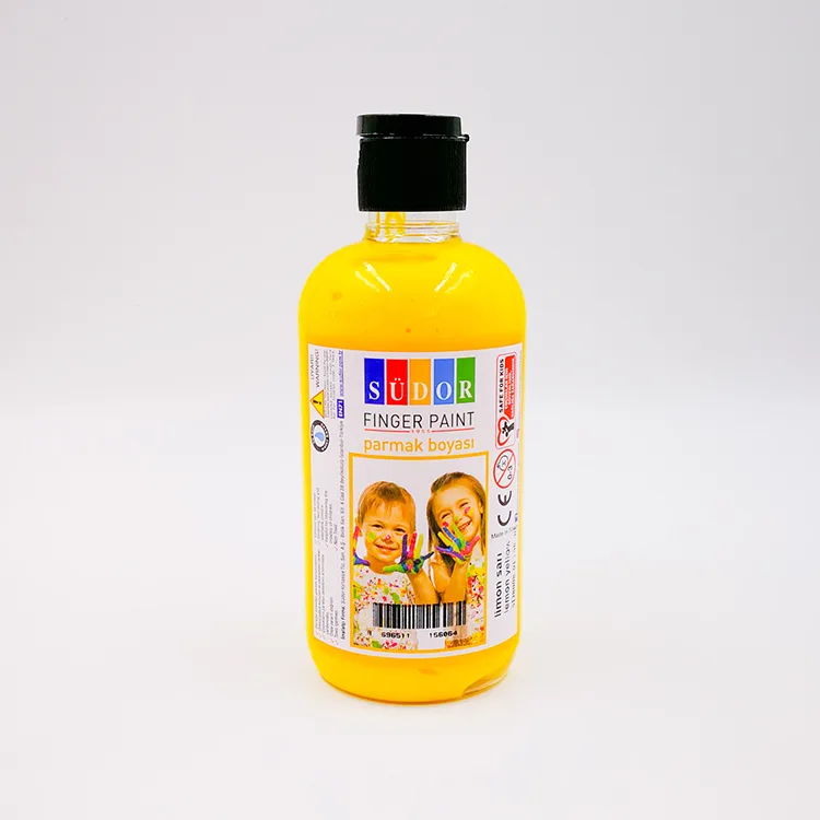 SÜDOR PARMAK BOYASI 250 ML LİMON SARI - SD8008-01