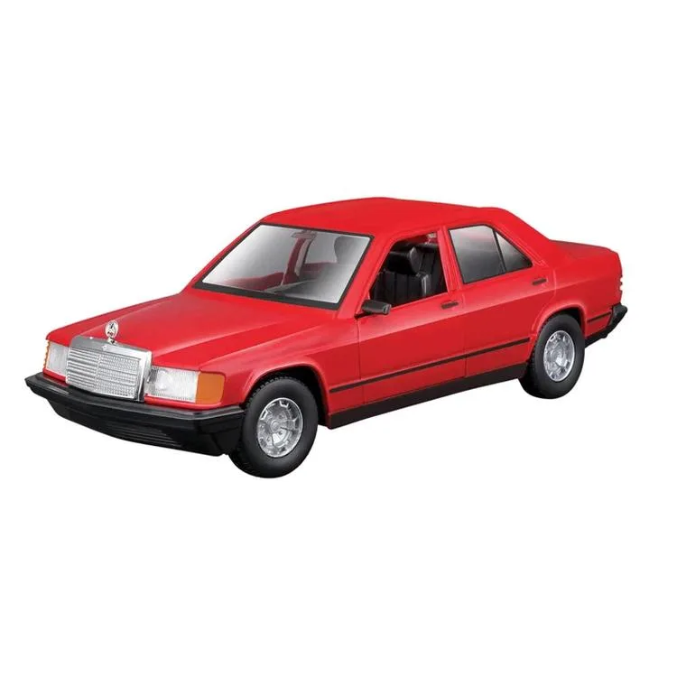 SUNMAN S01021103 1:24 BURAGO MERCEDEZ - BENZ 190 E2.6 KUTULU TEKLİ ARAÇ +3