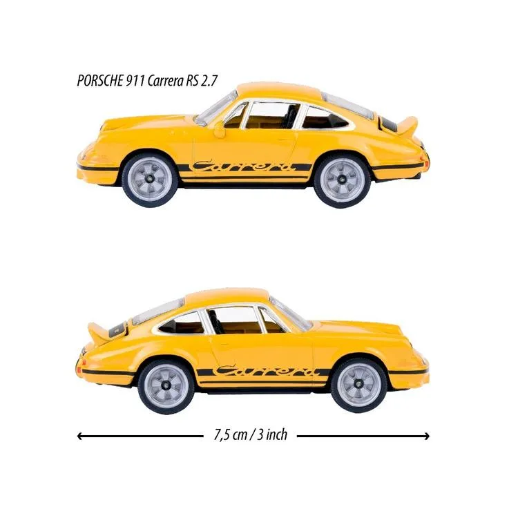 SİMBA MAJORETTE 2053062 PORSCHE 911 CARRERA RS 2.7 METAL TEKLİ ARABA 1:64 3+