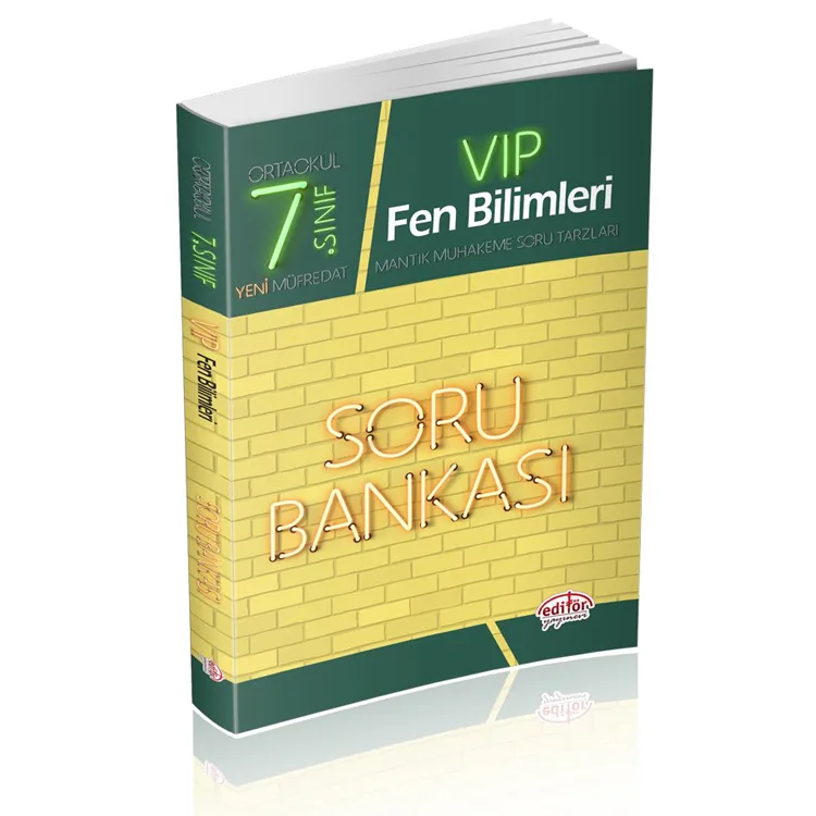 EDİTÖR 7. SINIFFEN BİLİM SORU BANKASI