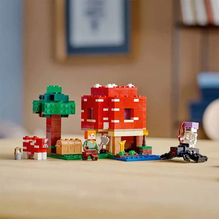 LEGO MINECRAFT 21179 THE MUSHROOM HOUSE 272 PARÇA