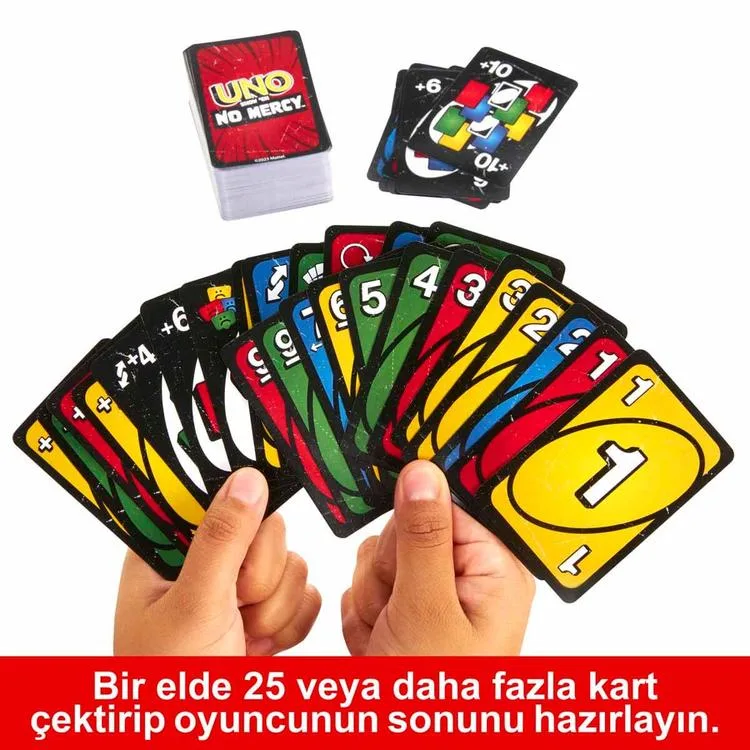 MATTEL HWV18 UNO NO MERCY KART OYUNU +7