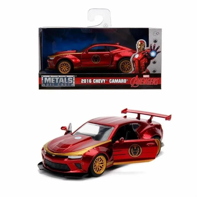 SİMBA JADA 3222003 MARVEL 1:32 2016 CHEVROLET CAMARO DIE CAST METAL ARABA 8+