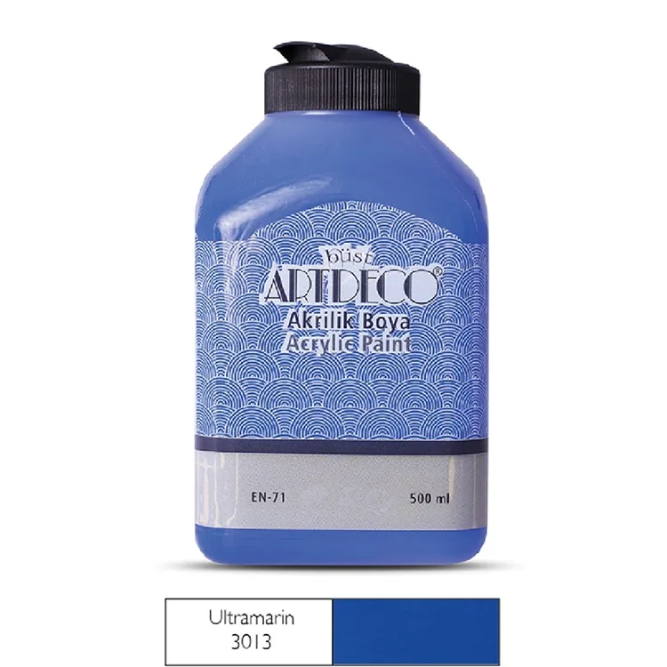 ARTDECO 070L-3013 AKRİLİK BOYA 500 ML. ULTRAMARIN