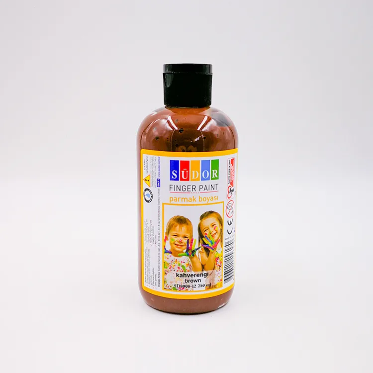 SÜDOR PARMAK BOYASI 250ML. KAHVERENGİ - SD8008-12
