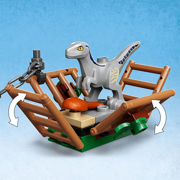 LEGO 76946 JURASSIC WORLD BLUE VE BETA VELOCIRAPTOR YAKALAMA