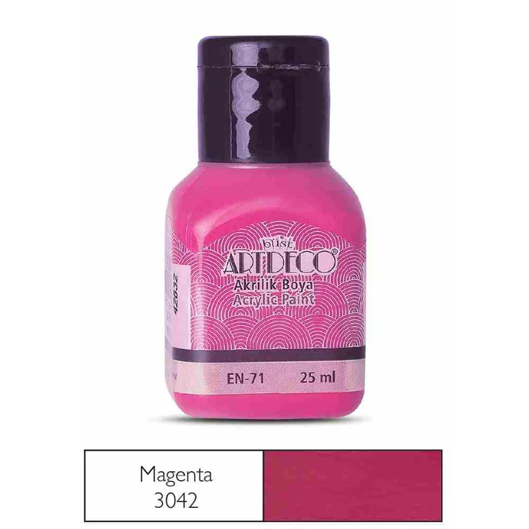 ARTDECO AKRİLİK BOYA 25 ML. MAGENTA 070A-3042