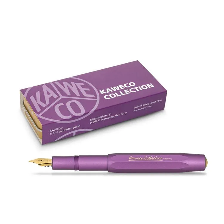 KAWECO KLASİK SPORT COLLECTION DOLMAKALEM M UÇ METALİK MOR 10002128