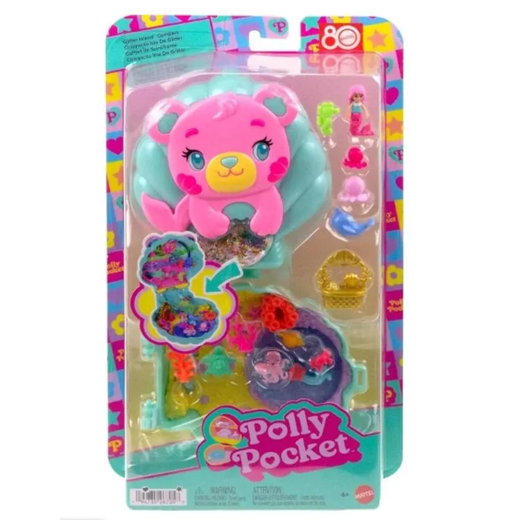 MATTEL JFG56/JCB16 POLLY POCKET MACERALARI MİNİ MİKRO OYUN SETİ SEVİMLİ AYI 4+