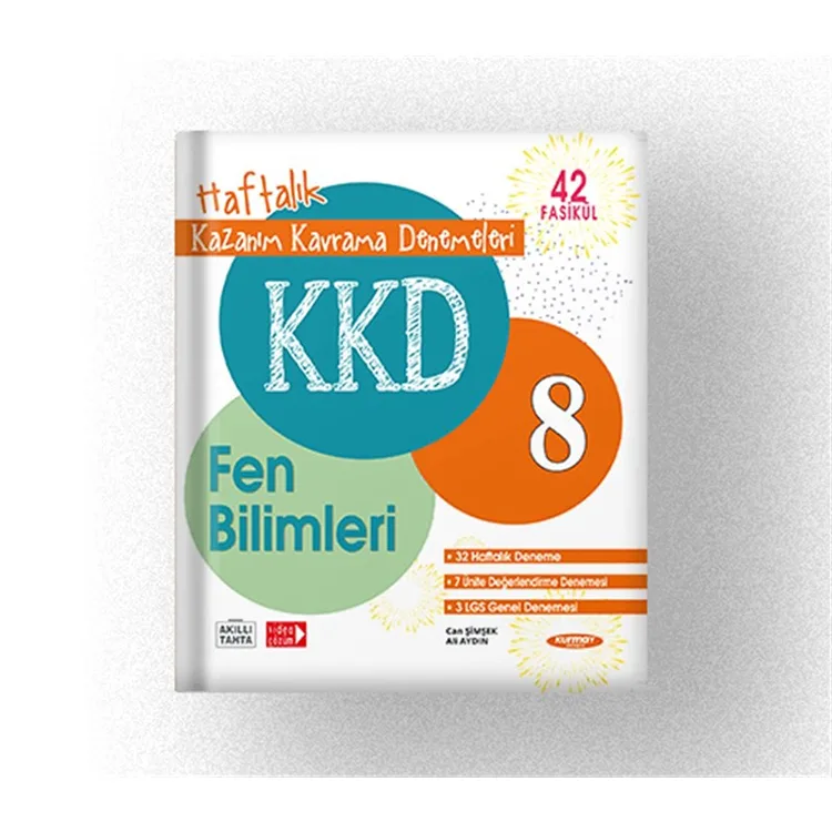 KURMAY KAZANIM KAVRAMA DENEMELERİ 8 FEN BİLİMLERİ (42 FASİKÜL)