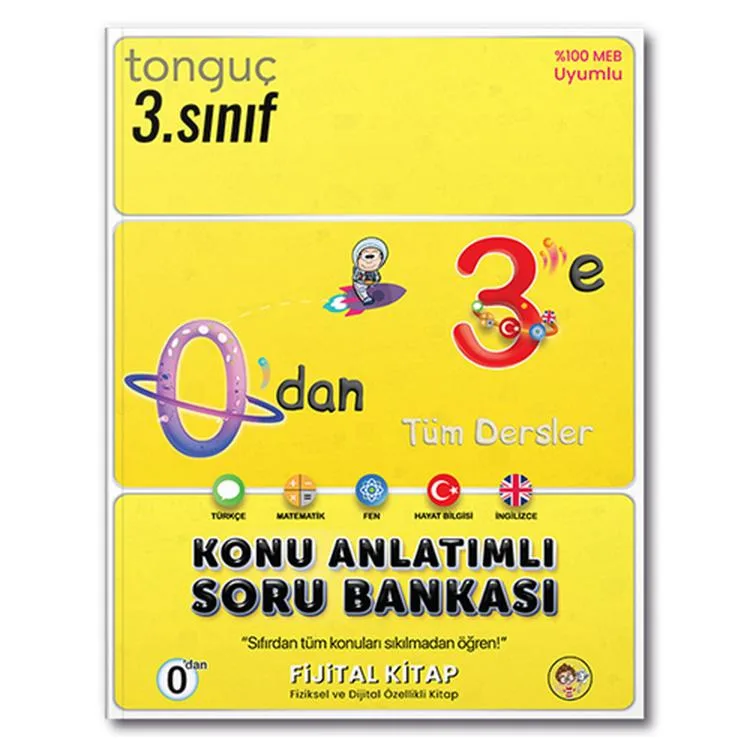 TONGUÇ 0'DAN 3'E TÜM DERSLER KONU ANLATIMLI SORU BANKASI