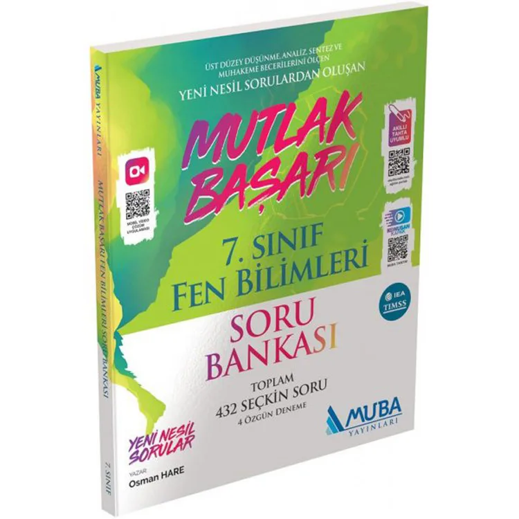 MUBA 7. SINIF MUTLAK BAŞARI FEN BİLİMLERİ SORU BANKASI - 2025 MÜFREDAT