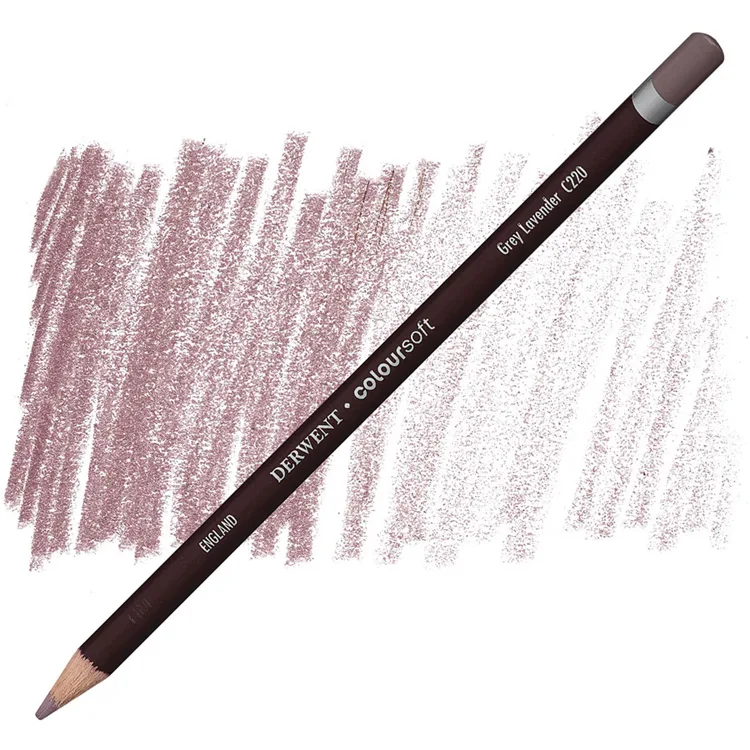 DERWENT COLOURSOFT - YUMUŞAK KURUBOYA KALEMİ- GREY LAVENDER C220