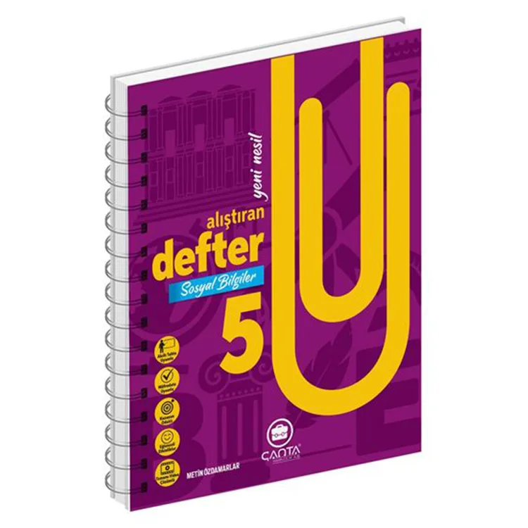 ÇANTA 5. SINIF SOSYAL BİLGİLER ALIŞTIRAN DEFTER