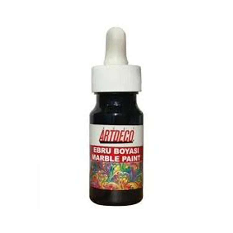 LİSANS ARTDECO EBRU BOYASI 30ML SİYAH