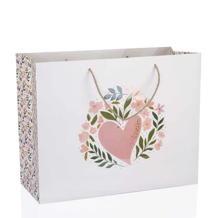 GIPTA B6 FLORAL HEDİYELİK KARTON ÇANTA BG6610
