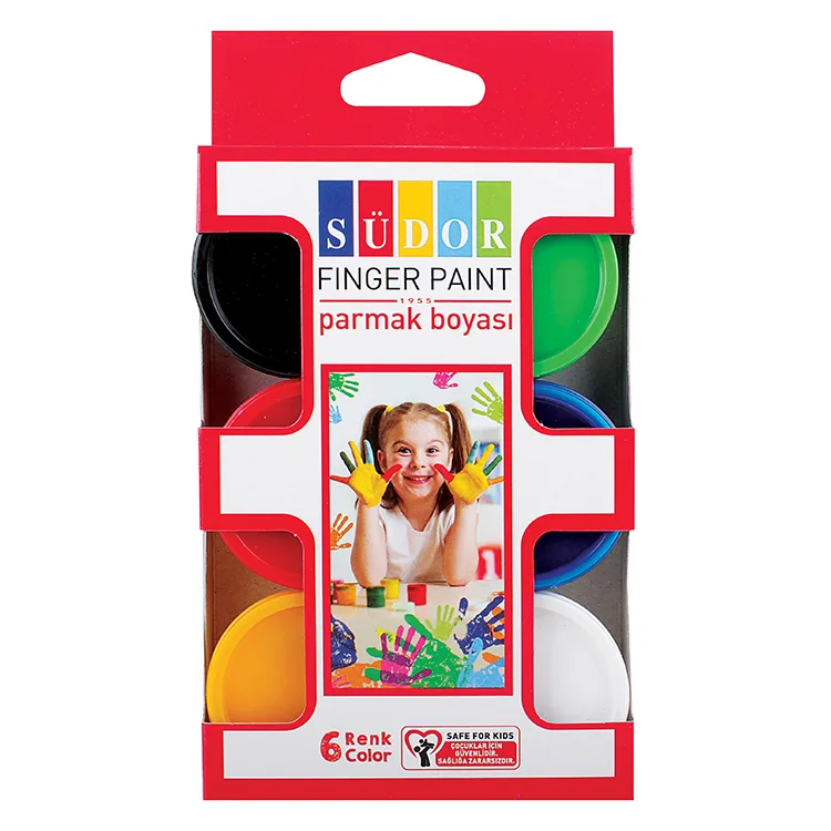 SÜDOR SD822 PARMAK BOYASI SET 6X30 ML