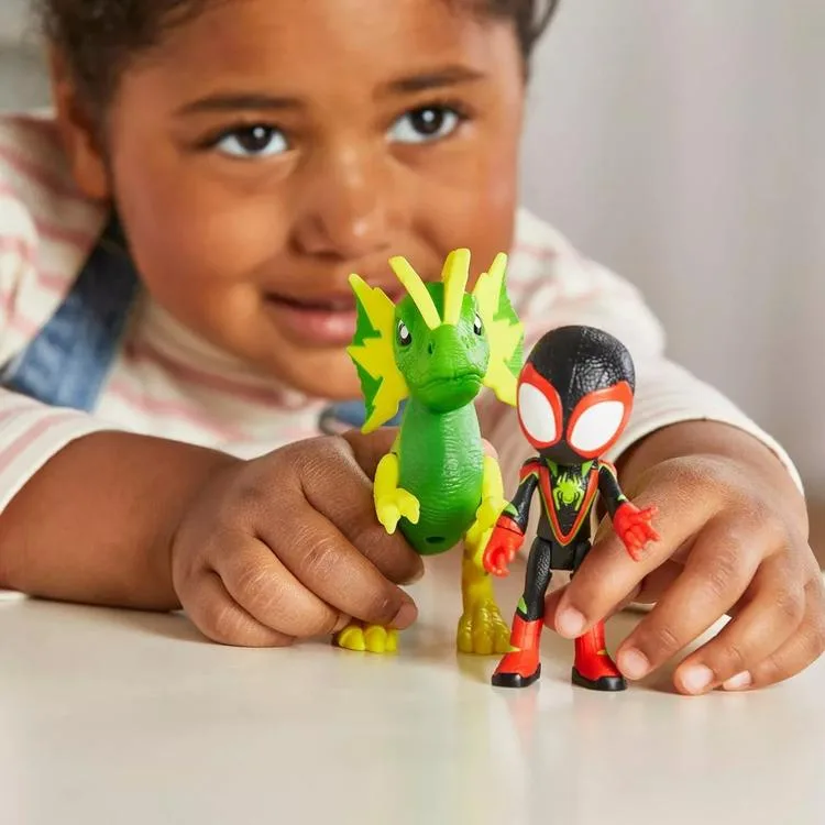 HASBRO SPIDER MAN F9478/G0121 SPIDEY AND HIS AMAZING FRIENDS DINO - WEBS 2'Lİ FİGÜR SETİ 3+
