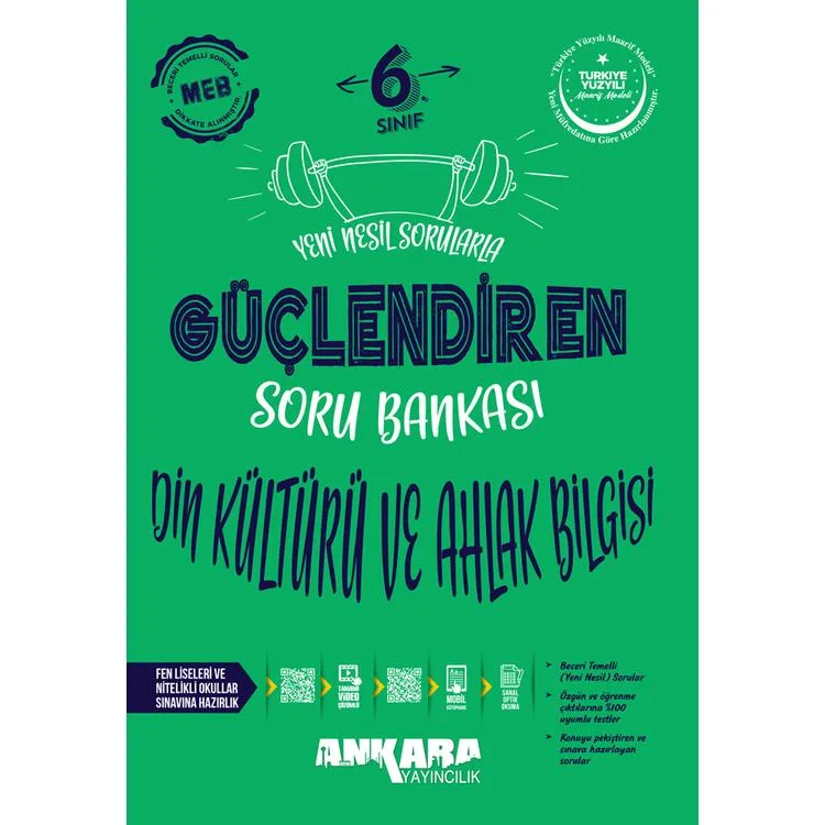 ANKARA 6.SINIF GÜÇLENDİREN DİN KÜLTÜRÜ VE AHLAK BİLGİSİ SORU BANKASI