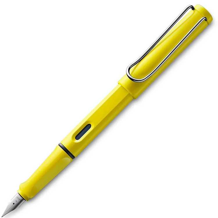 LAMY SAFARİ 18 M DOLMA KALEM METAL KLİPS M UÇ SARI