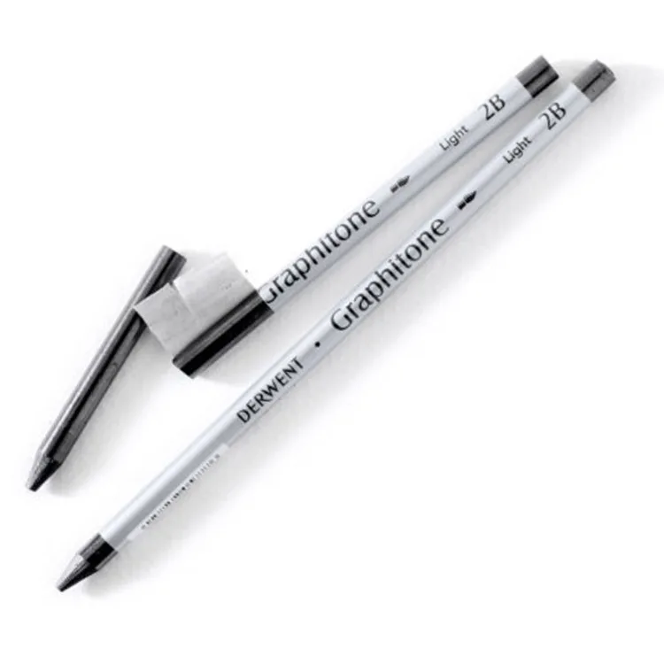 DERWENT KURU-SULU GRAFİT WATERSOLUBLE GRAPHITONE PENCIL LIGHT WASH (2B)