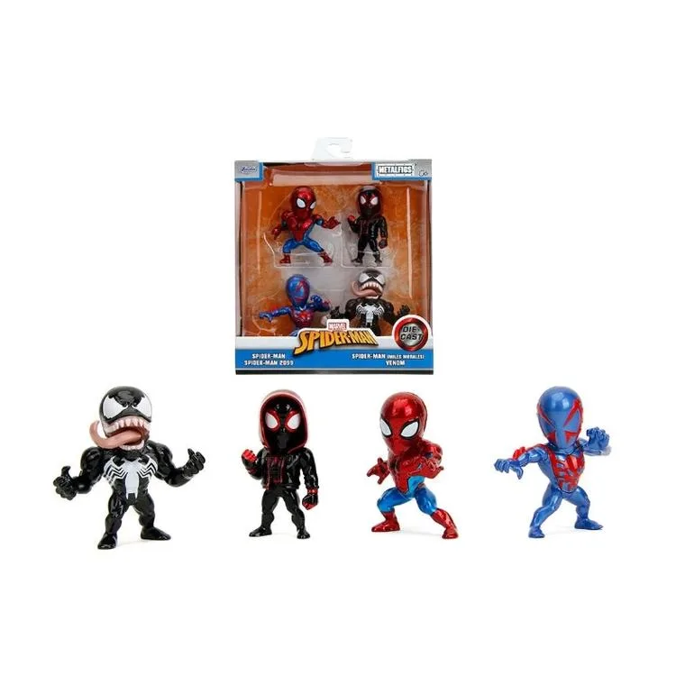 SİMBA JADA 3222015 MARVEL SPIDER-MAN (MILES MORALES) VENOM 4'LÜ METAL FİGÜR 8+