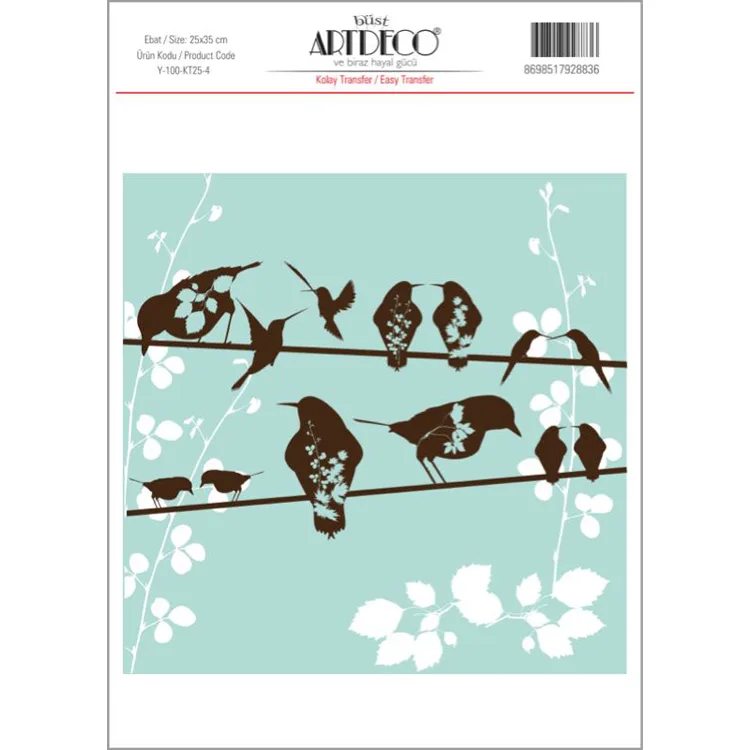 ARTDECO KOLAY TRANSFER 25X35CM DESEN 4