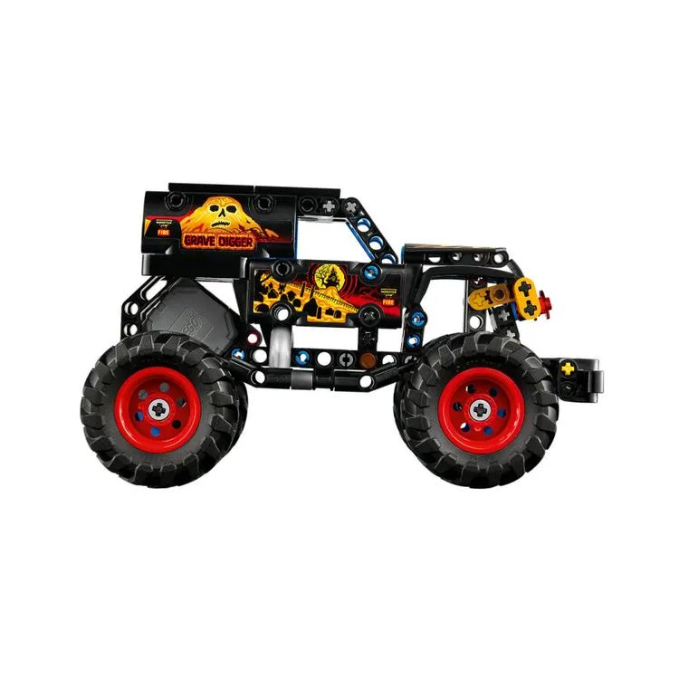 LEGO TECHNIC 42219 ÇEK BIRAK MONSTER JAM BUZ VE ATEŞ 263 PARÇA 7+