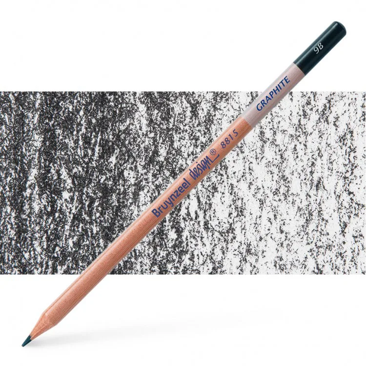 BRUYNZEEL GRAPHITE DESING DERECELİ ÇİZİM KALEMİ 9B - B8815K9B