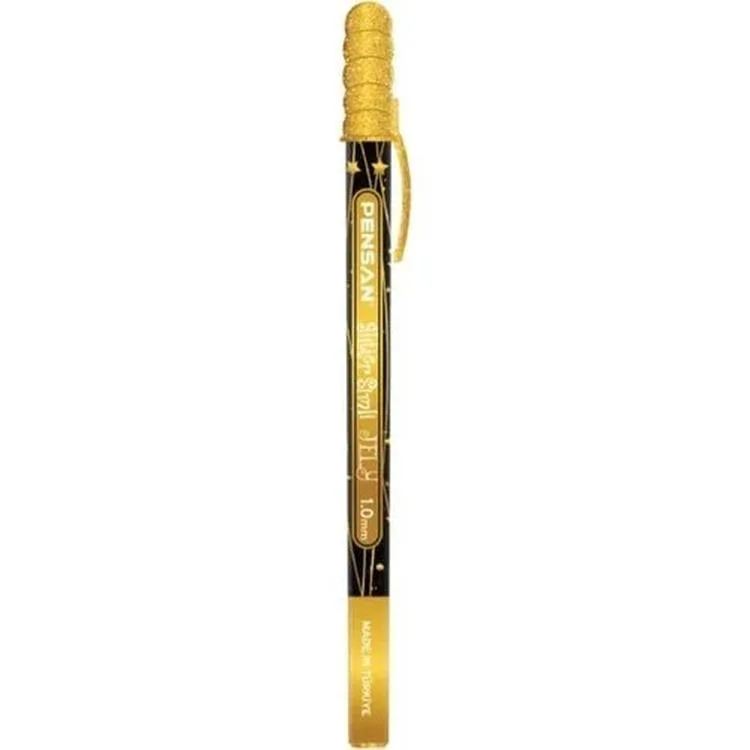 PENSAN JELY 2800 GLITTER SİMLİ JEL KALEM 1.0 ALTIN