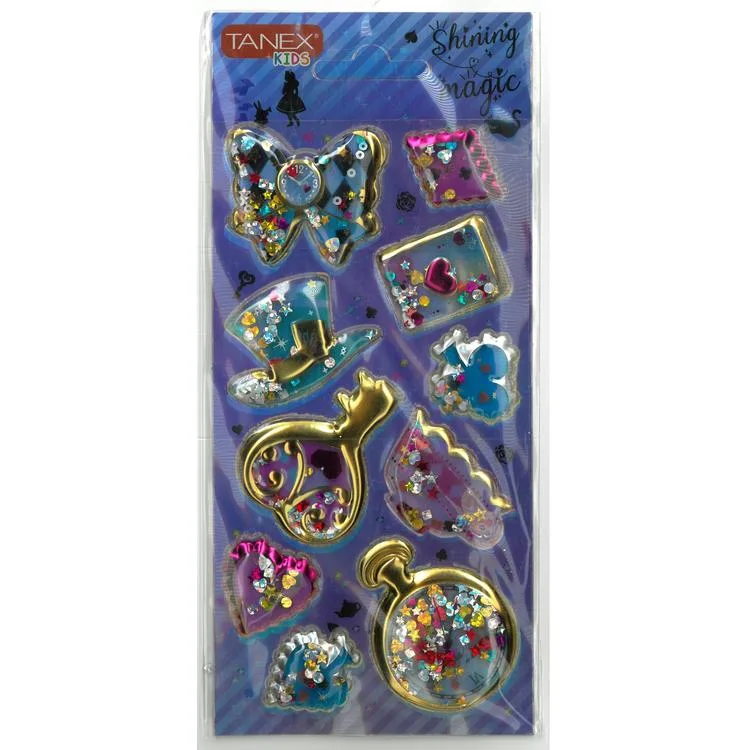 TANEX KIDS TNX-26066 DEKORATİF ETİKETLER - SHINING MAGIC PUFFY STICKER