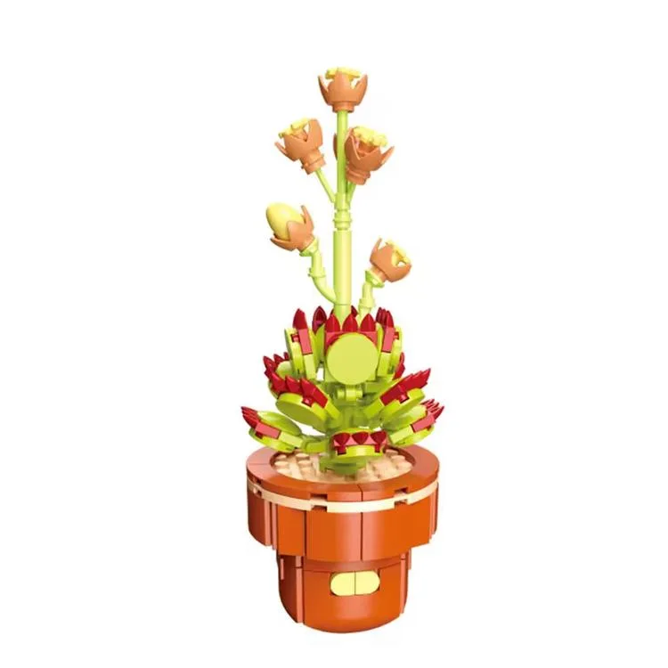 DOSTOYS 113-24 BLOSSOM MİNİ ÇİÇEK BLOK OYUNCAK TÜYLÜ DAMKORUĞU 183 PARÇA 6+