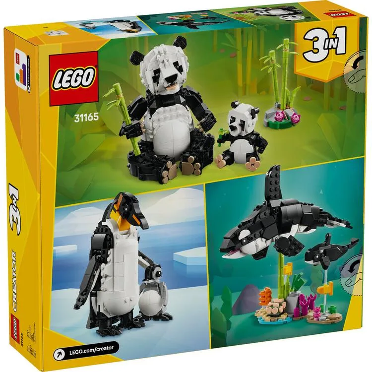 LEGO 31165 CREATOR PANDA FAMILY 3IN1 625 PARÇA 8+