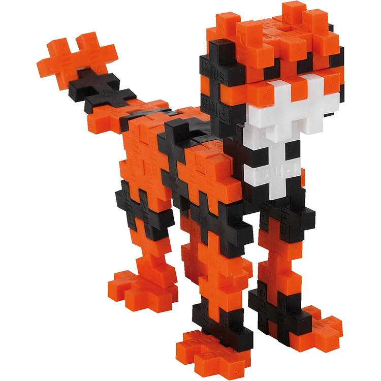 PLUS-PLUS 4088 TIGER MİNİ MİX BLOK PUZZLE YAPI SETİ 100 PARÇA TÜP